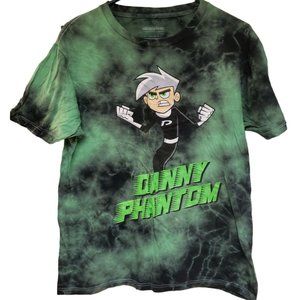 Nickelodeon Danny Phanton Green Tie Dye Size M T-Shirt